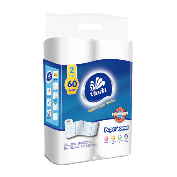 Kitchen towel 2 rolls High Temperature Treated